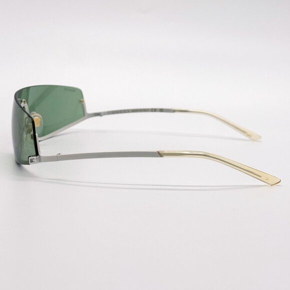 NEW GUCCI GG1561S 003 SHIELD IVORY GREEN UNISEX SUNGLASSES  display picture 1